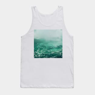 Emerald Ocean Water Waves Mist and Surf Dreams Tank Top